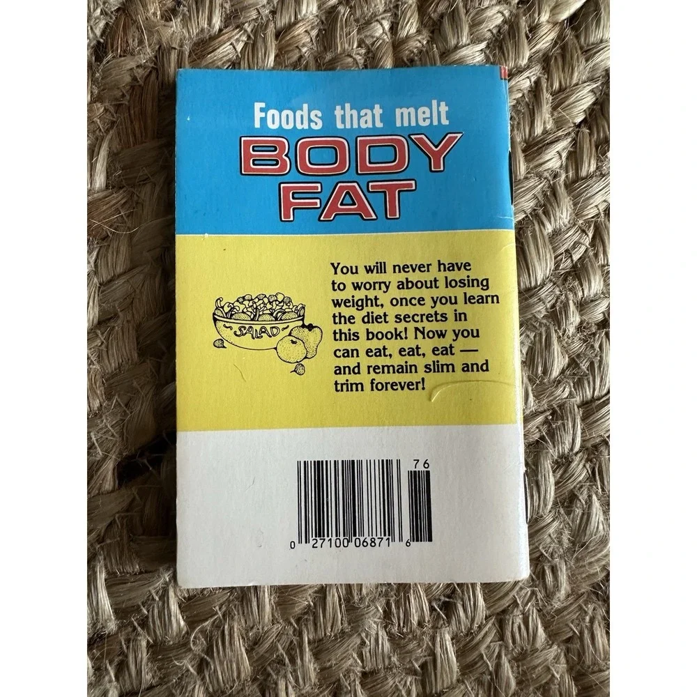 Vintage 1989 Foods‎ That Melt Body Fat Mini Purse Magazine